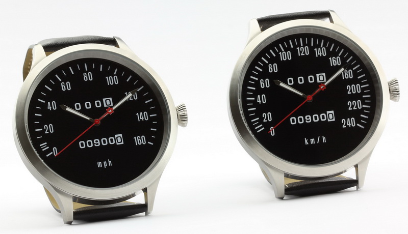 Z1 speedometer watch 43 mm with km/h scale